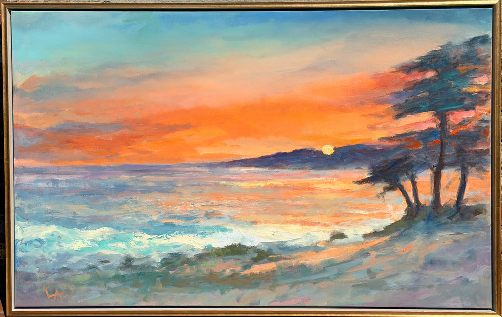 Carmel Beach in Gold