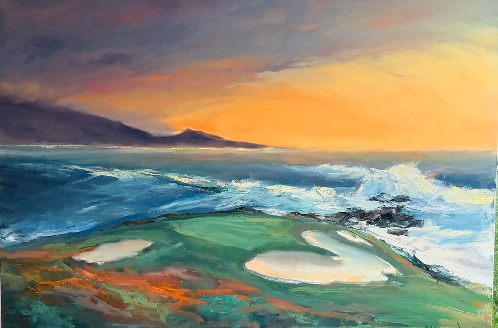 Sunset Over Pebble #7