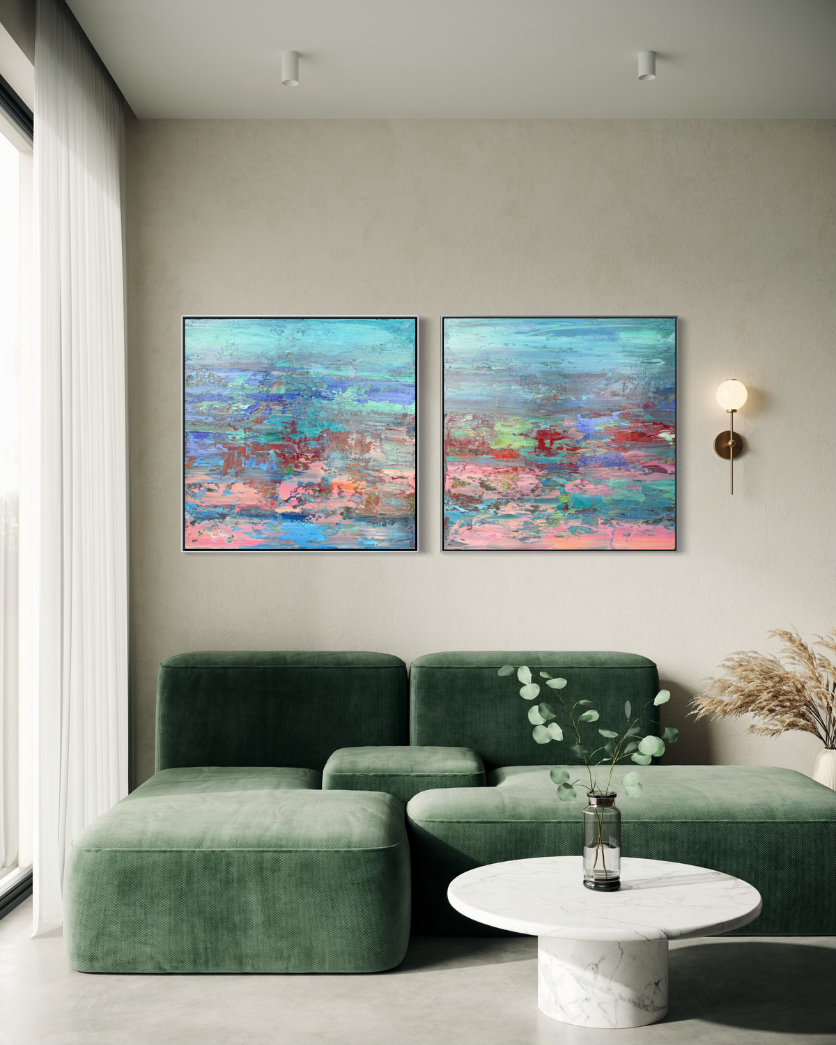 Monet Garden Abstract