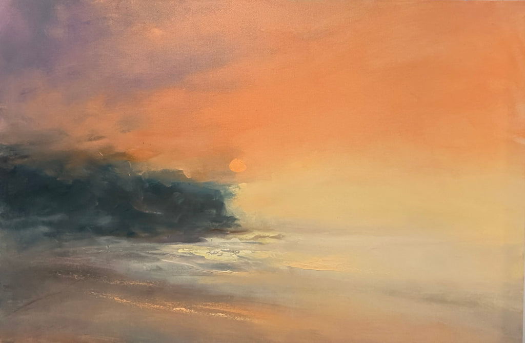 Heavenly Glow on Carmel Beach