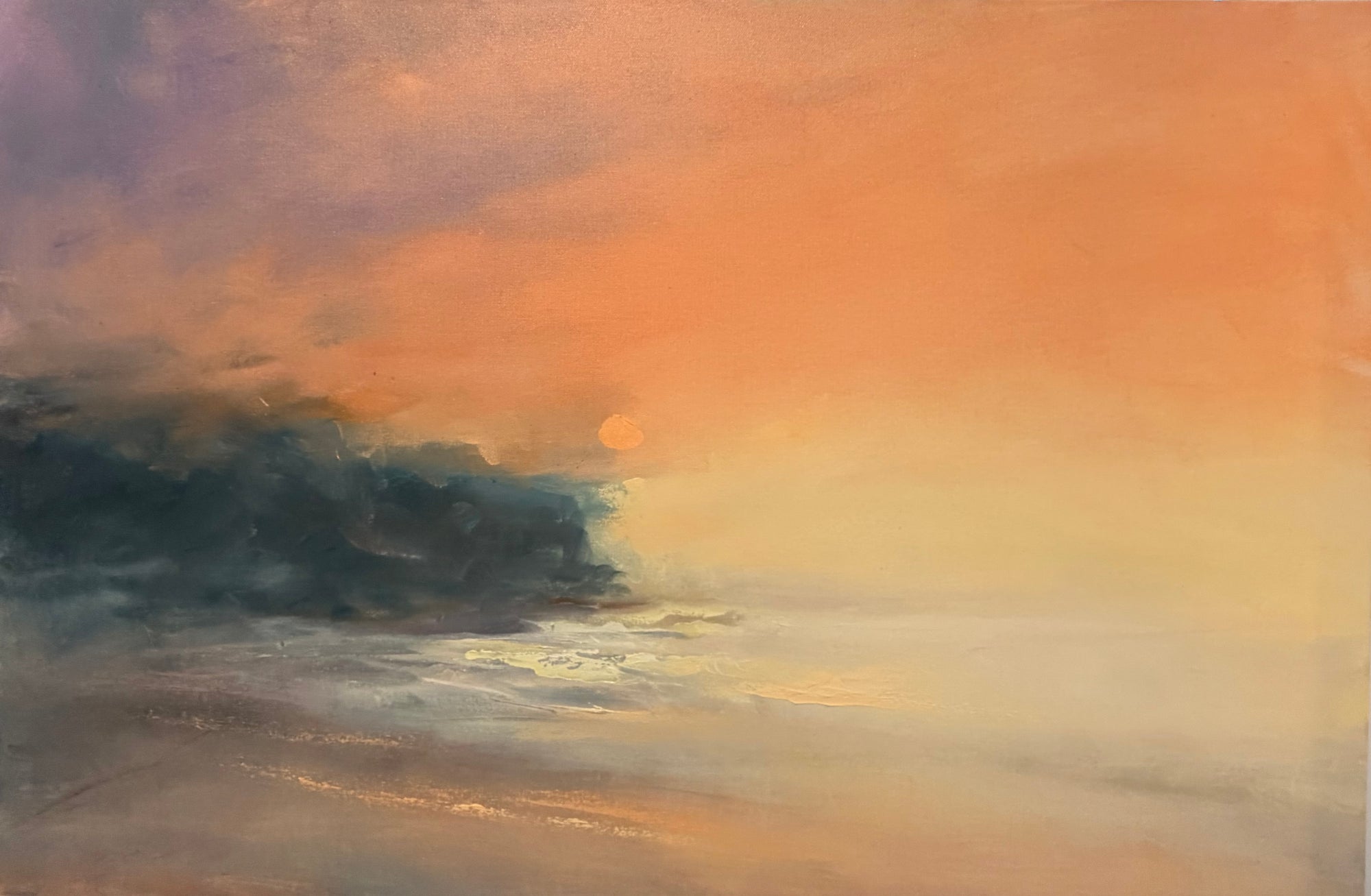 Heavenly Glow on Carmel Beach