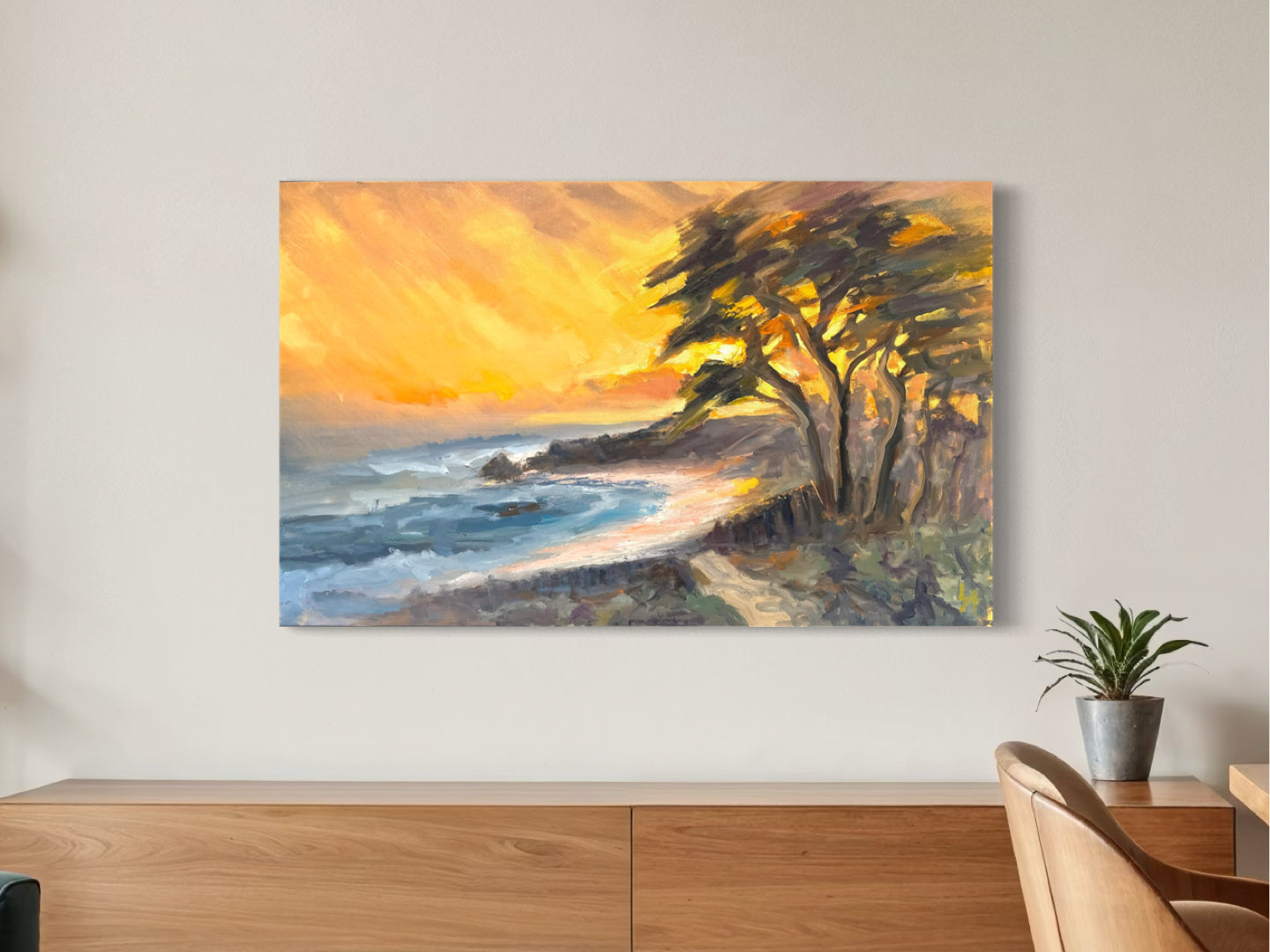 Last Light Over Carmel Point