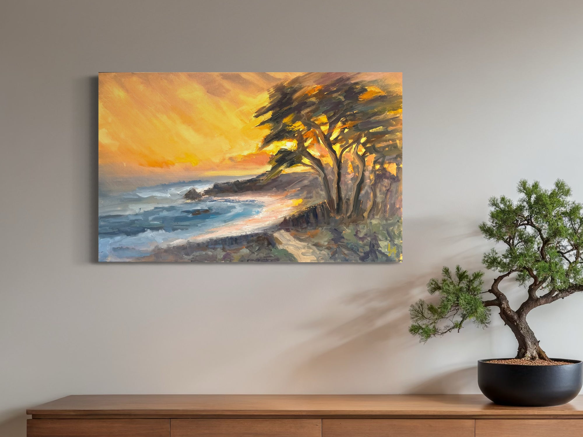 Last Light Over Carmel Point