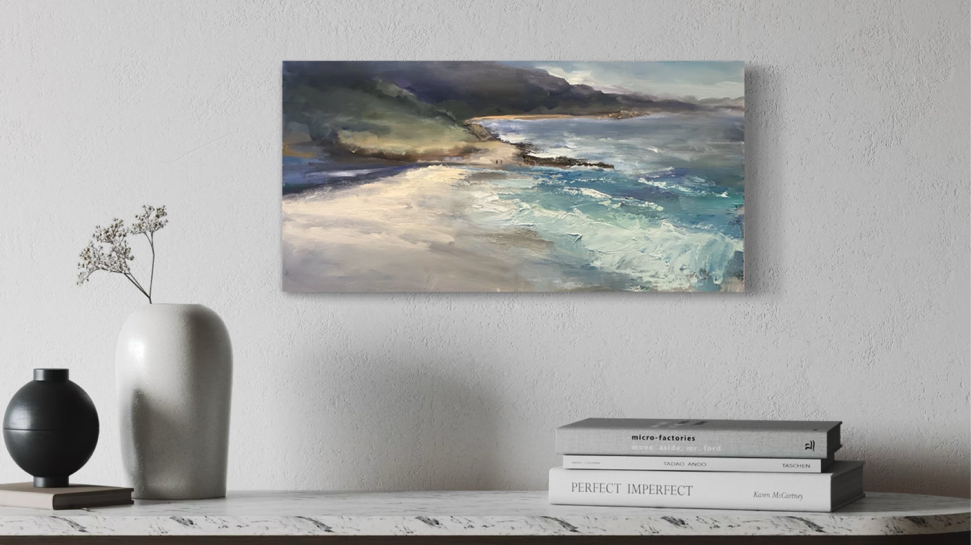 Windy Carmel River Mouth