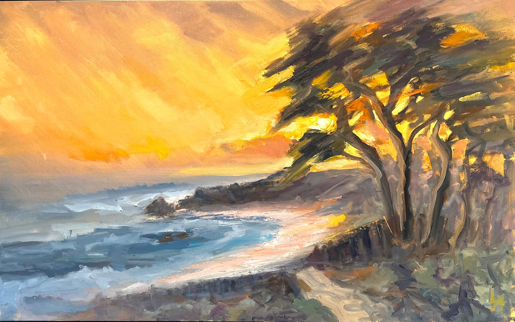 Last Light Over Carmel Point