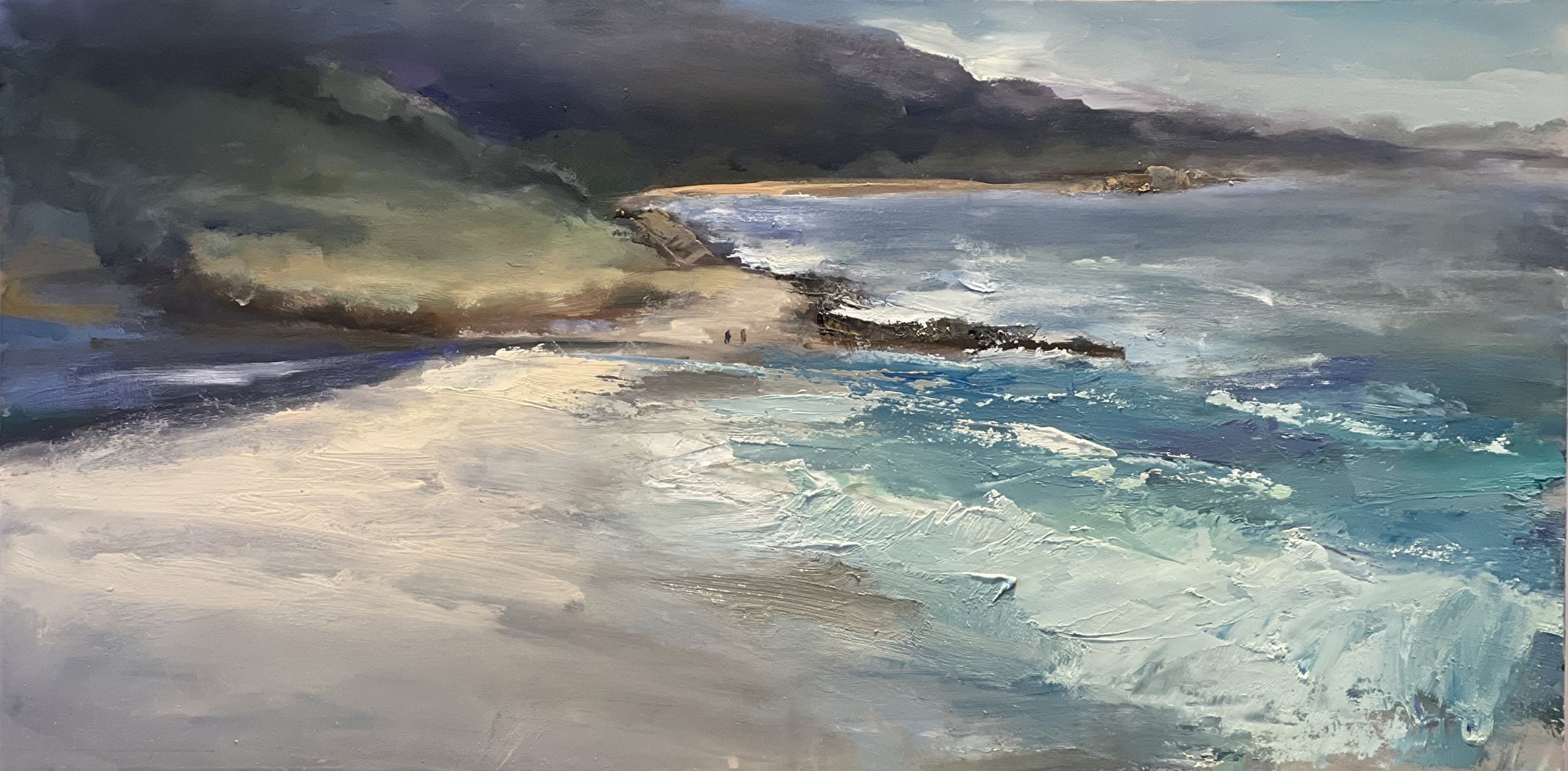 Windy Carmel River Mouth